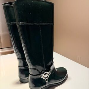 Michael Kors Hunter Green Rainboots